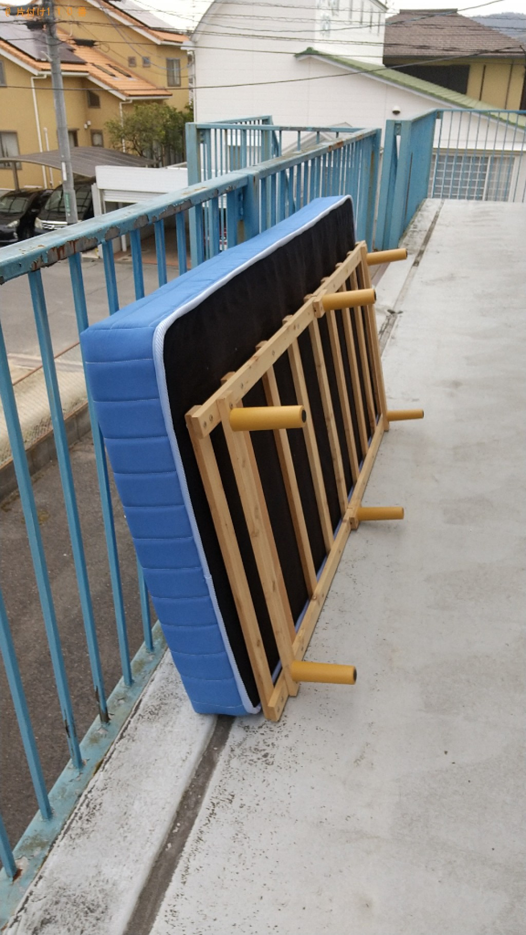 【福山市松永町】ウレタンマットレス、ベッド、タンスの回収・処分