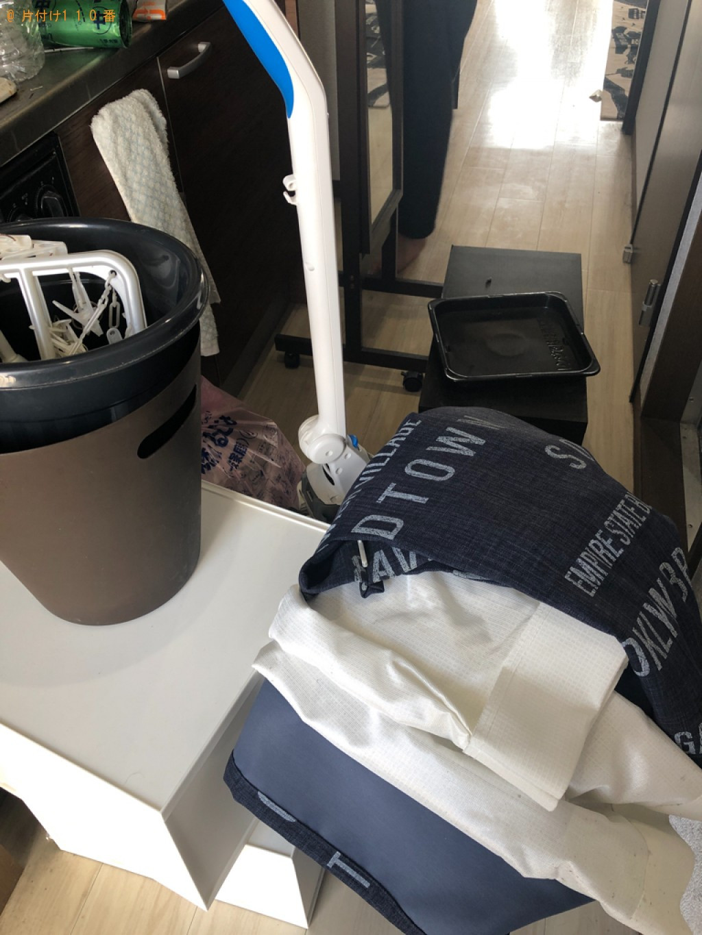 【佐賀市本庄町】カーテン、ごみ箱、掃除機等の回収・処分ご依頼