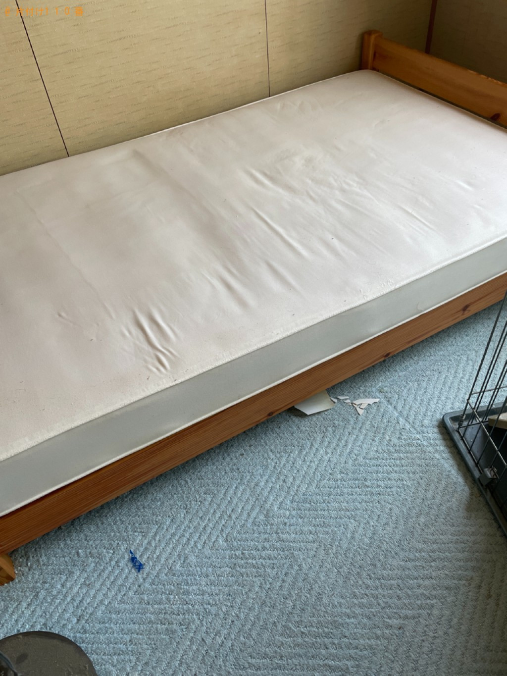 【五所川原市みどり町】シングルベッドマットレス、タンス等の回収
