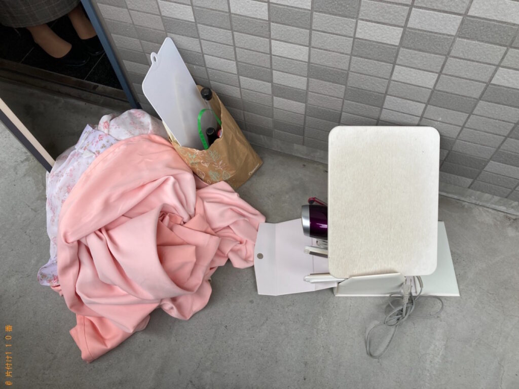 【鹿児島市】ホットカーペット、ギター、掃除機、一般ごみ等の回収